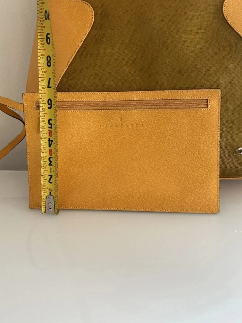 Trussardi vintage mustard